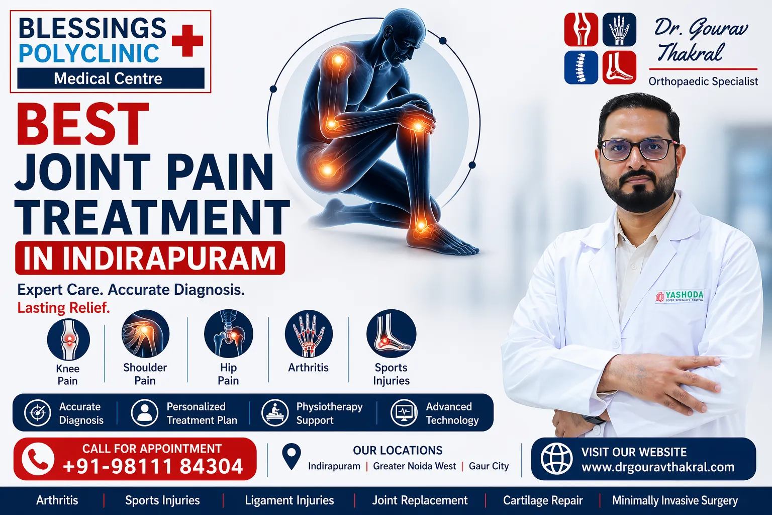 Best Joint Pain Treatment in Indirapuram