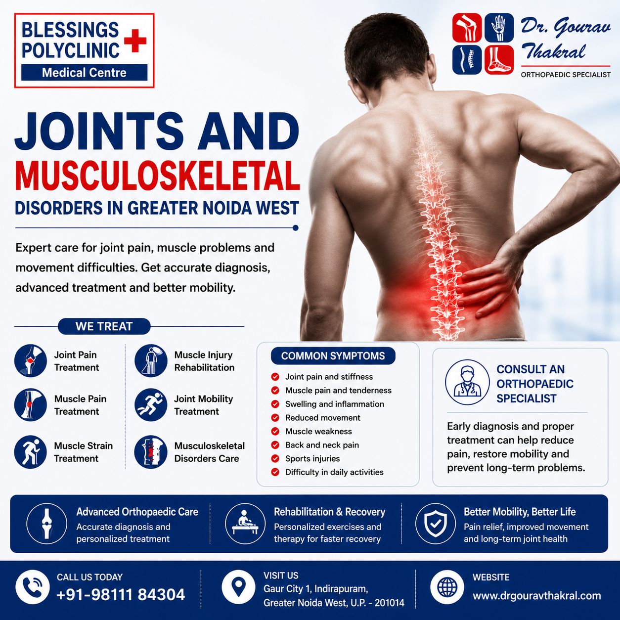 Joints and Musculoskeletal Disorders in Greater Noida West