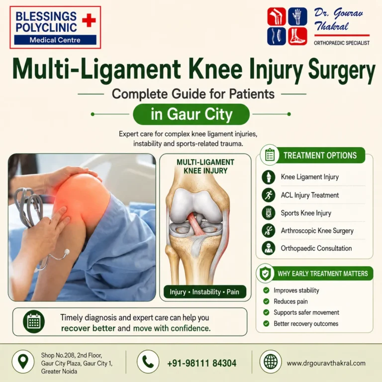 Multi-Ligament Knee Injury Surgery in Gaur City: Complete Patient Guide