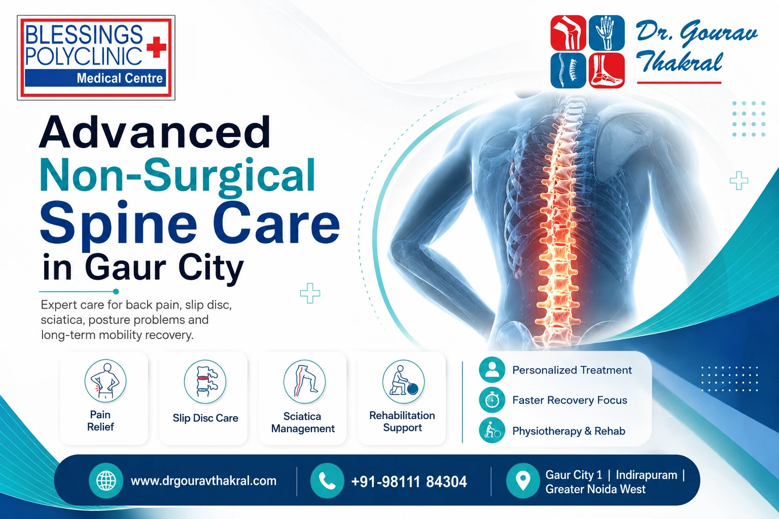 Non-Surgical Spine Care in Gaur City
