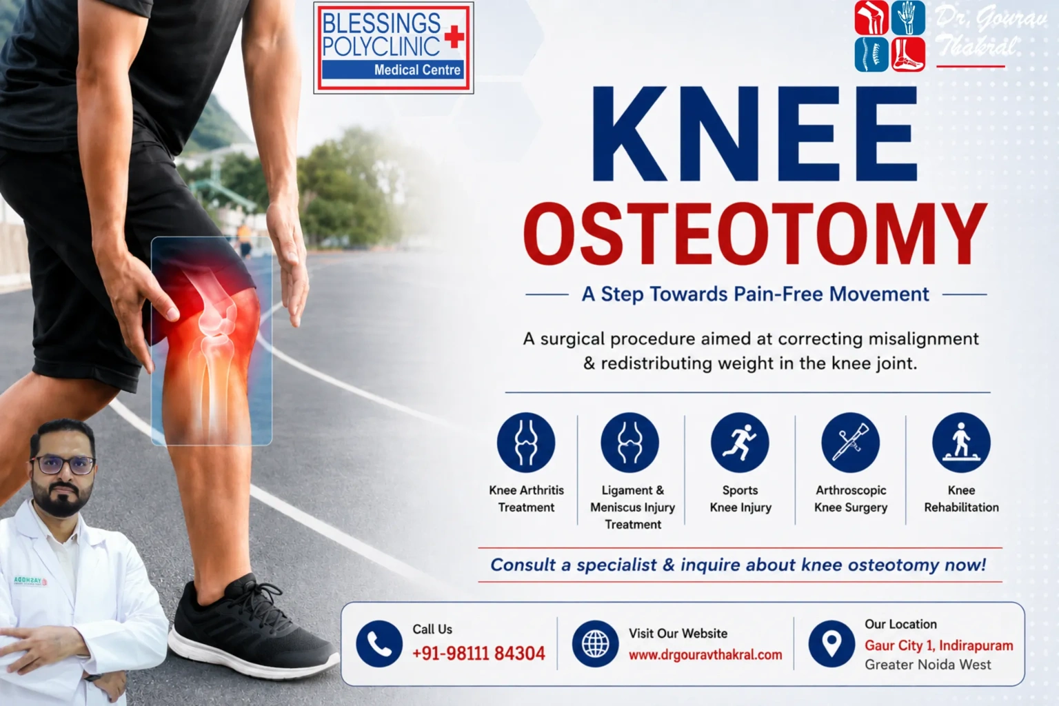 Knee Osteotomy in Indirapuram