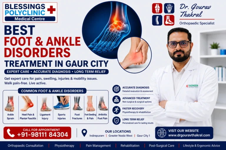 Best Foot & Ankle Disorders Treatment in Gaur City
