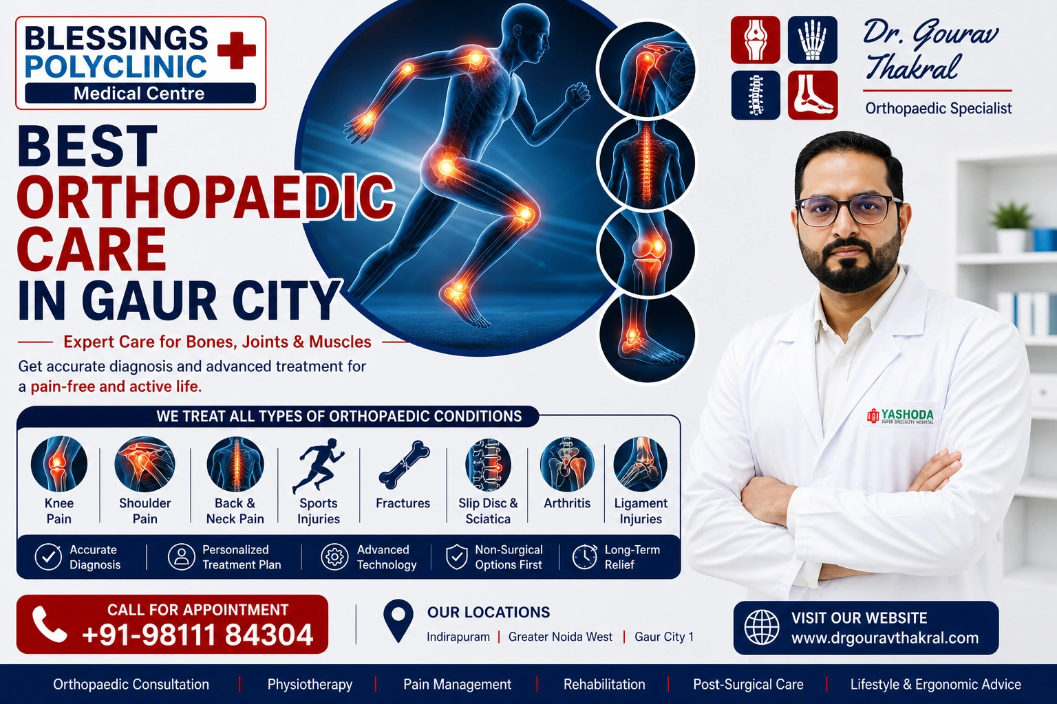 Best Orthopaedic Care in Gaur City