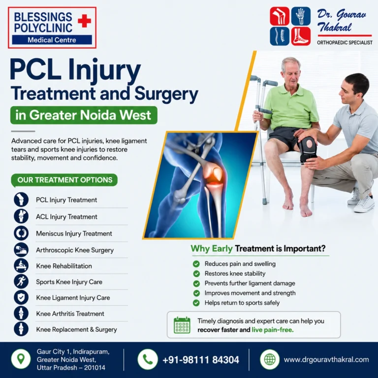 Advanced PCL Injury Treatment in Greater Noida West