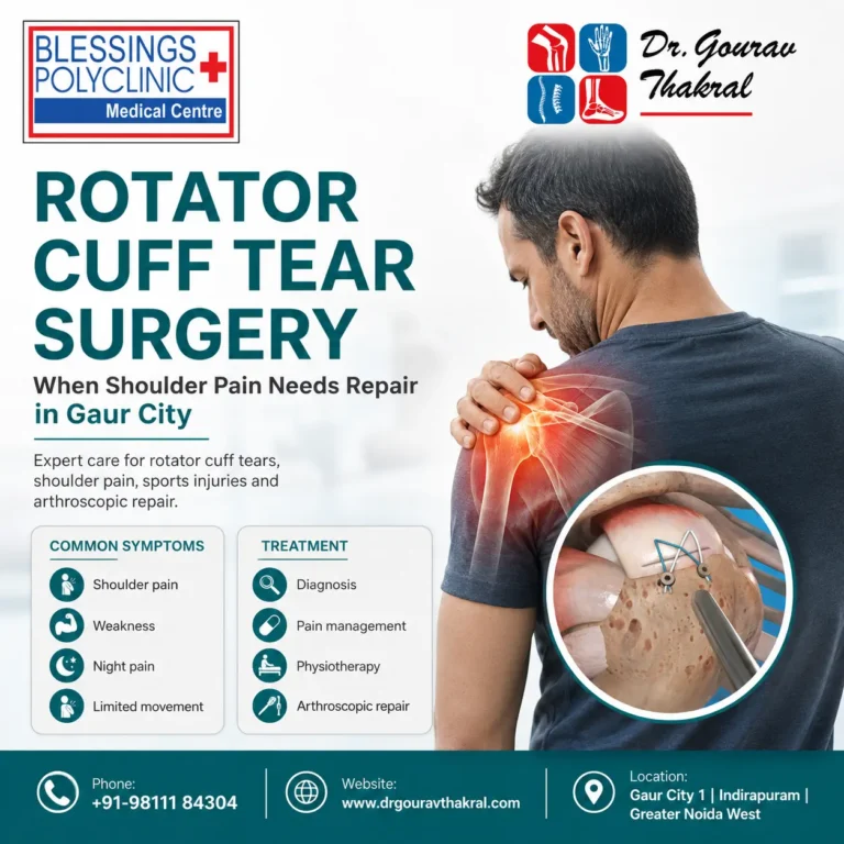 Rotator Cuff Tear Surgery in Gaur City