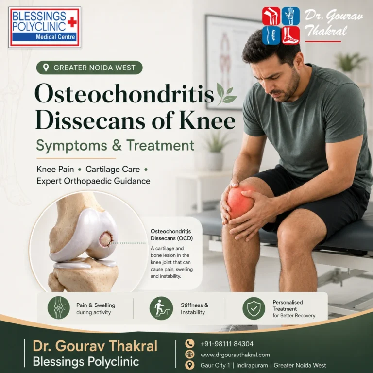 Osteochondritis Dissecans Knee Treatment in Greater Noida Gaur City