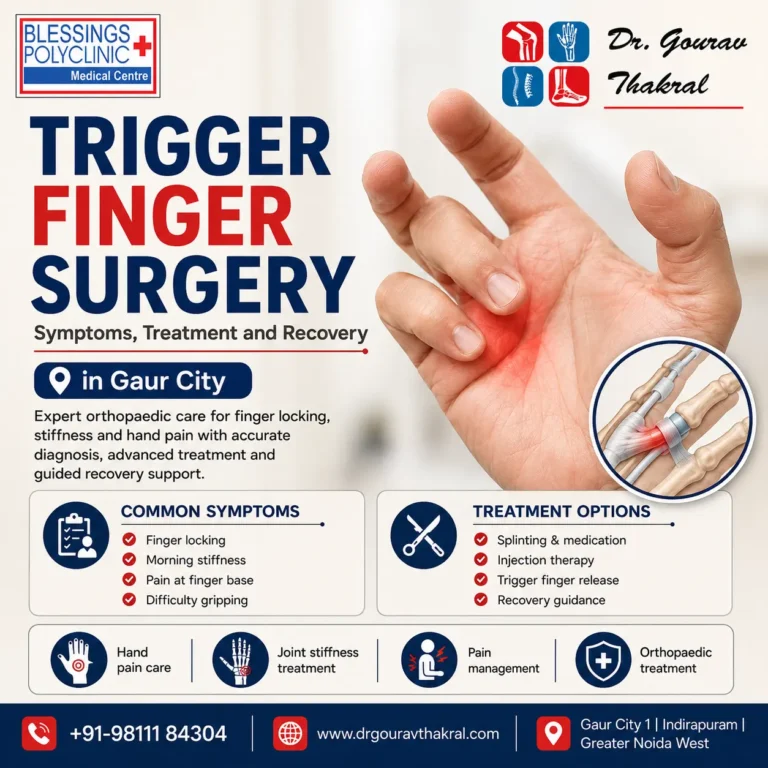 Trigger Finger Surgery in Gaur City