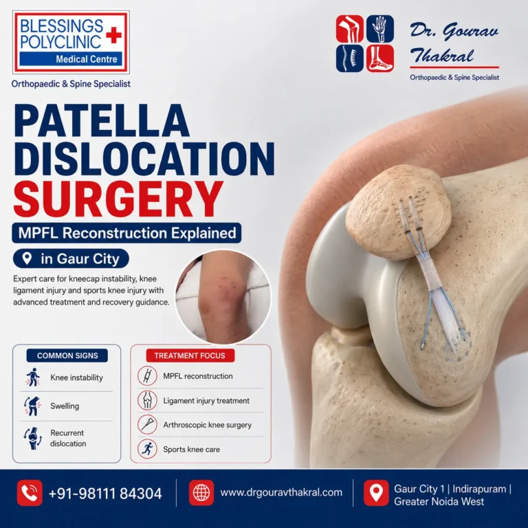 Patella Dislocation Surgery: MPFL Reconstruction Explained in Gaur City