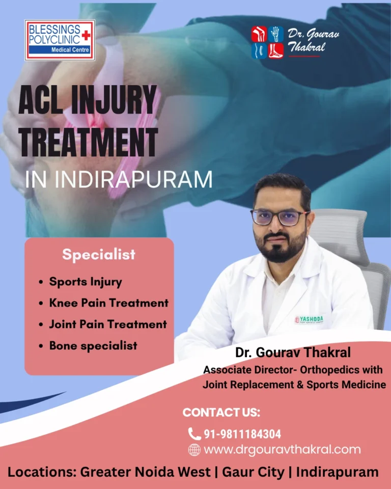 Best ACL injury treatment in Indirapuram