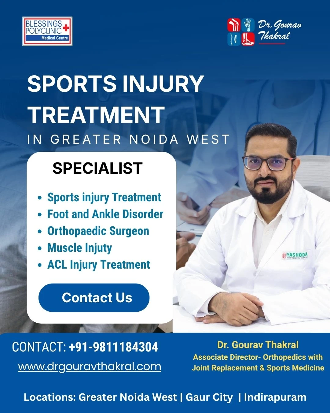 Sports Injury Treatment in Greater Noida