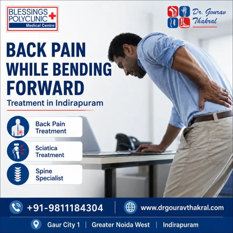 Back Pain While Bending Forward Treatment in Indirapuram