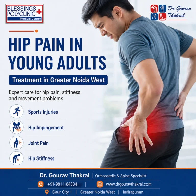Hip Pain in Young Adults Treatment in Greater Noida West