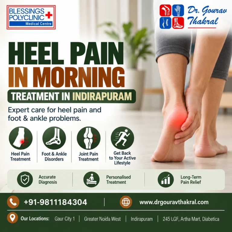 Heel Pain in Morning Treatment in Indirapuram