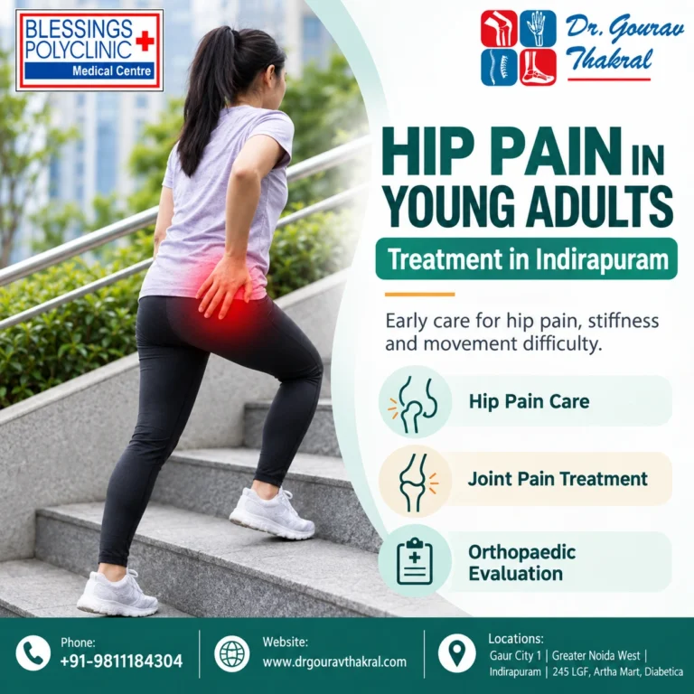 Hip Pain in Young Adults Treatment in Indirapuram