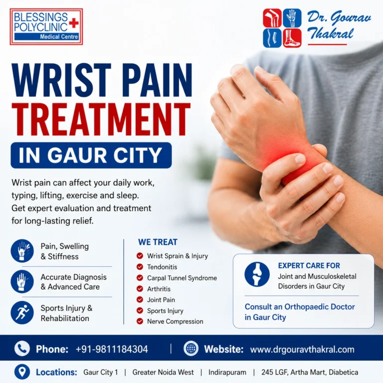 Wrist Pain Treatment in Gaur City